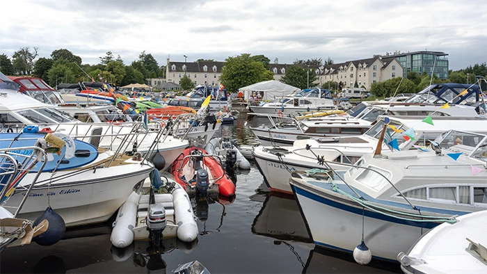 Cruiser Boat on the Shannon