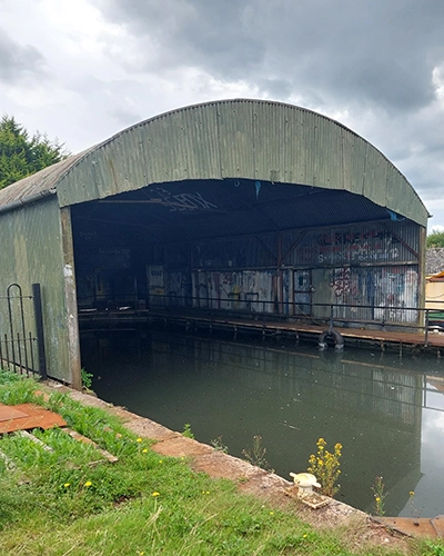 Shannon Harbour Dry Dock Covered