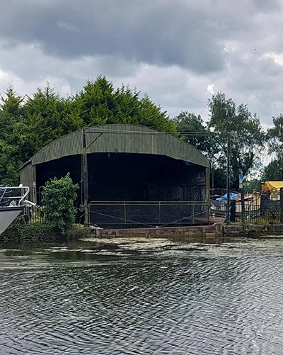 Shannon Harbour Dry Dock Covered