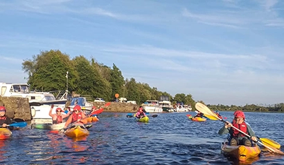 Canoeing, kayaking, surfing, etc