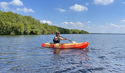 Canoeing, kayaking, coasteering, body boarding, abseiling, rock climbing, etc